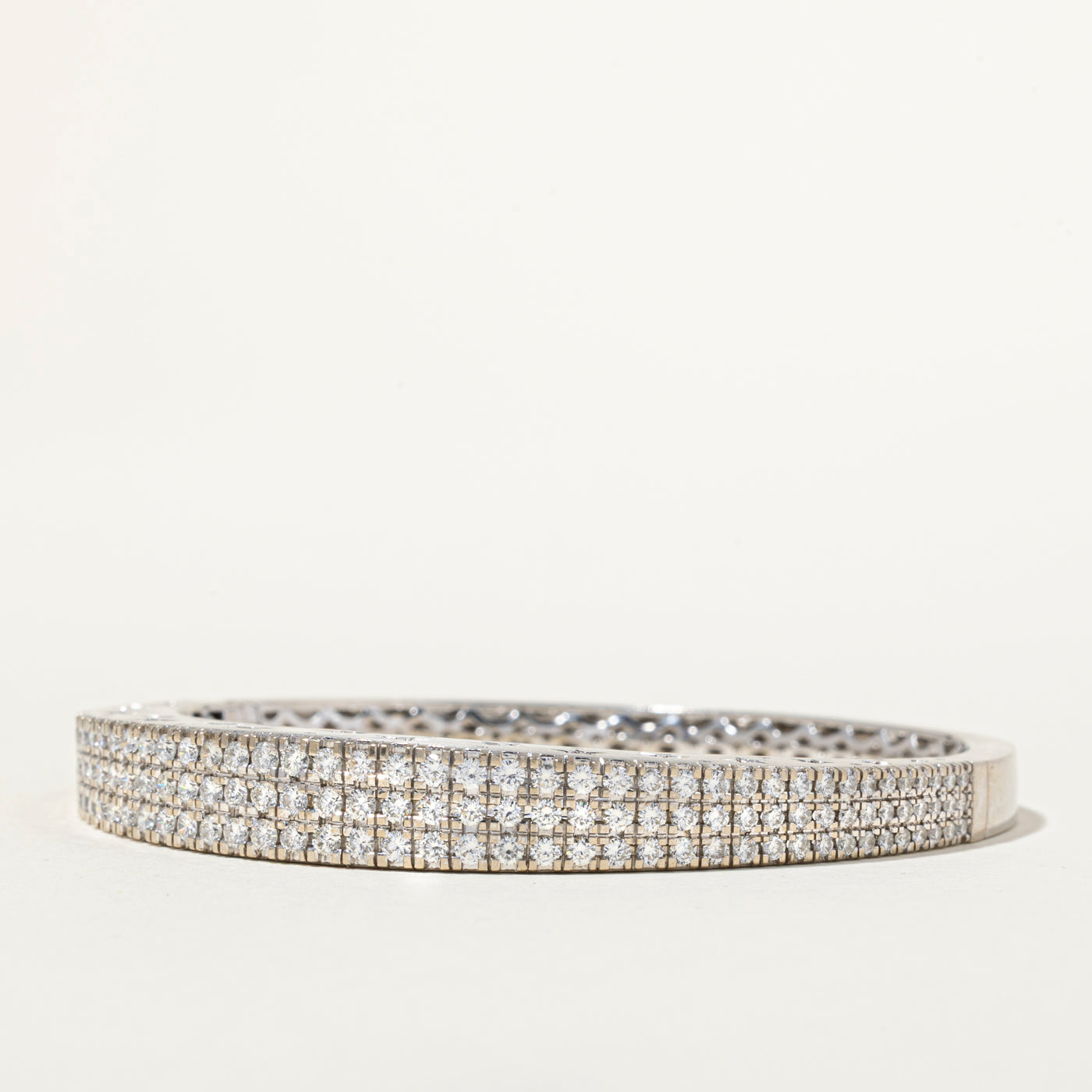 Diamond Grid Bangle | 2.70ctw | 6.5"