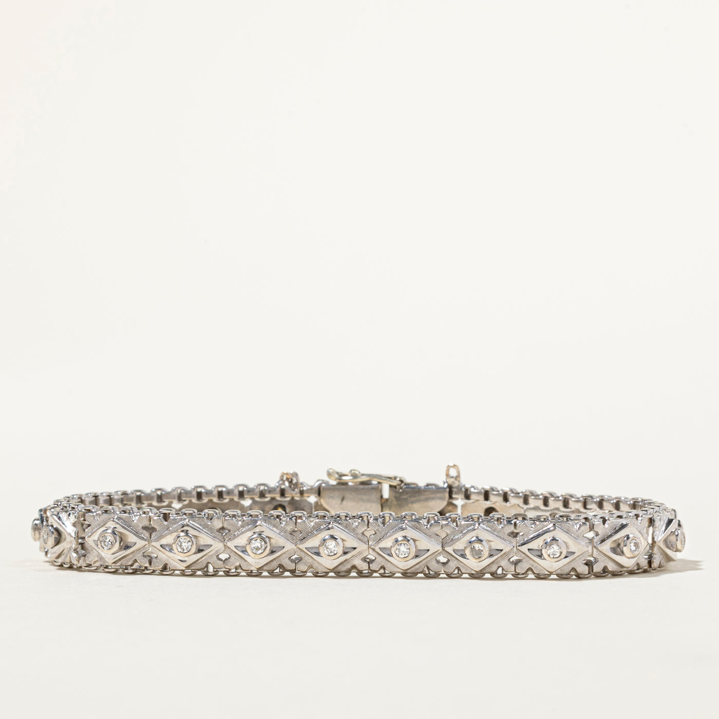 Diamond Ornate Bracelet | 0.42ctw | 7"