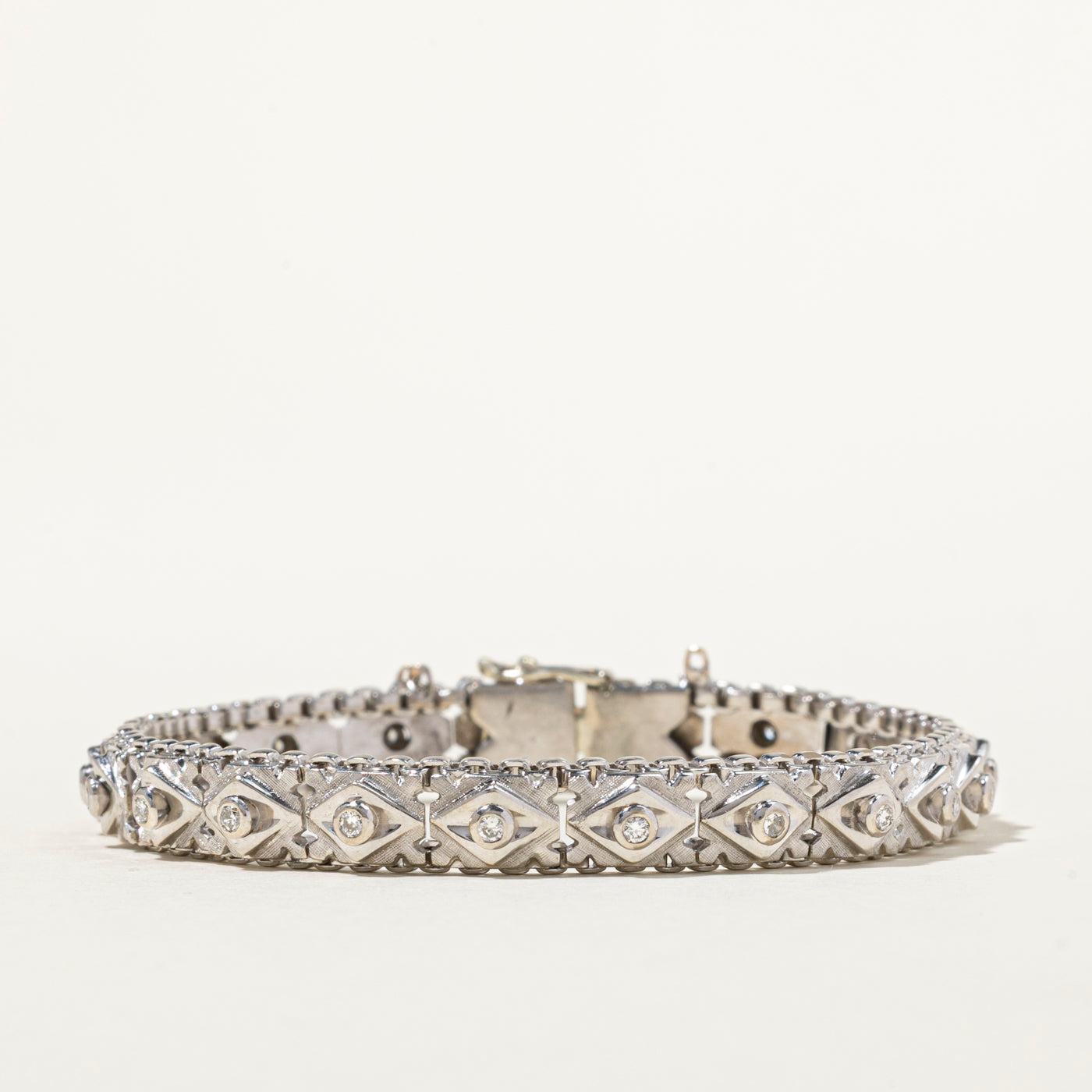 Diamond Ornate Bracelet | 0.42ctw | 7"