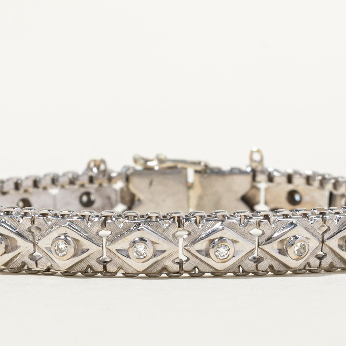 Diamond Ornate Bracelet | 0.42ctw | 7"