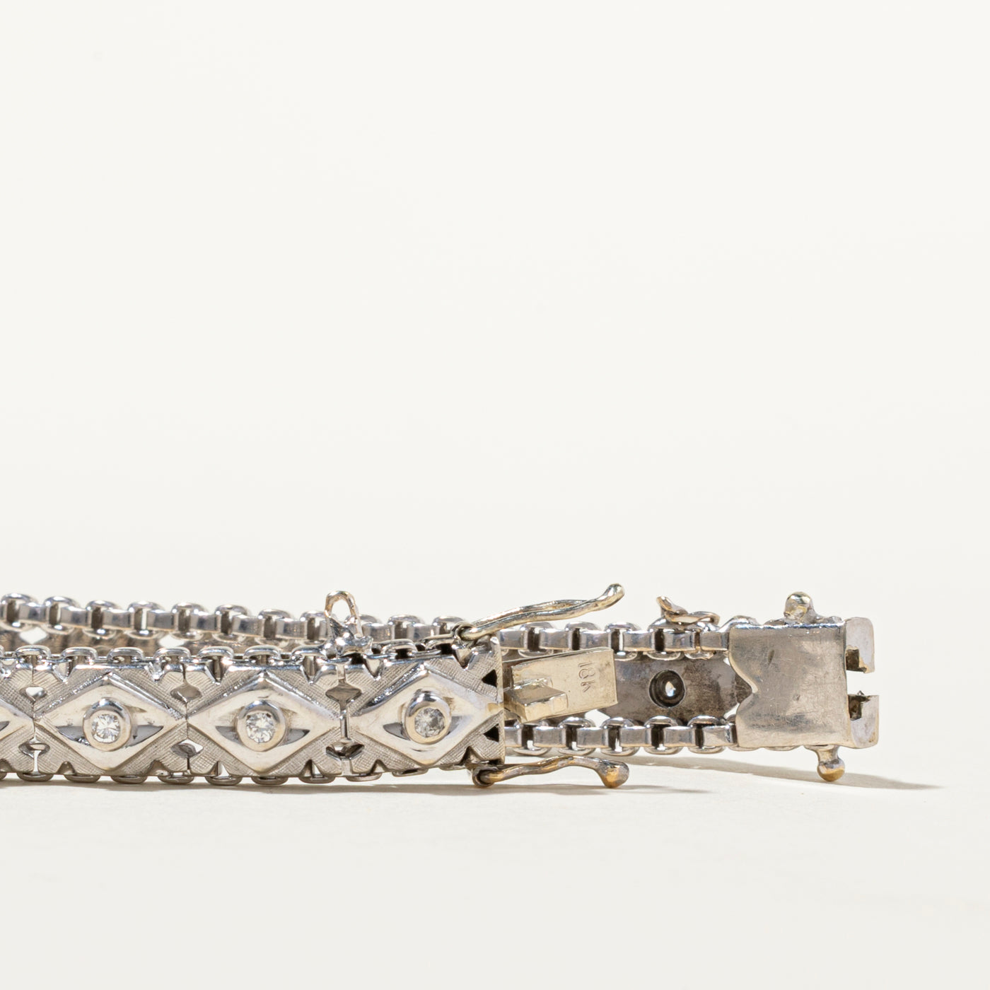 Diamond Ornate Bracelet | 0.42ctw | 7"