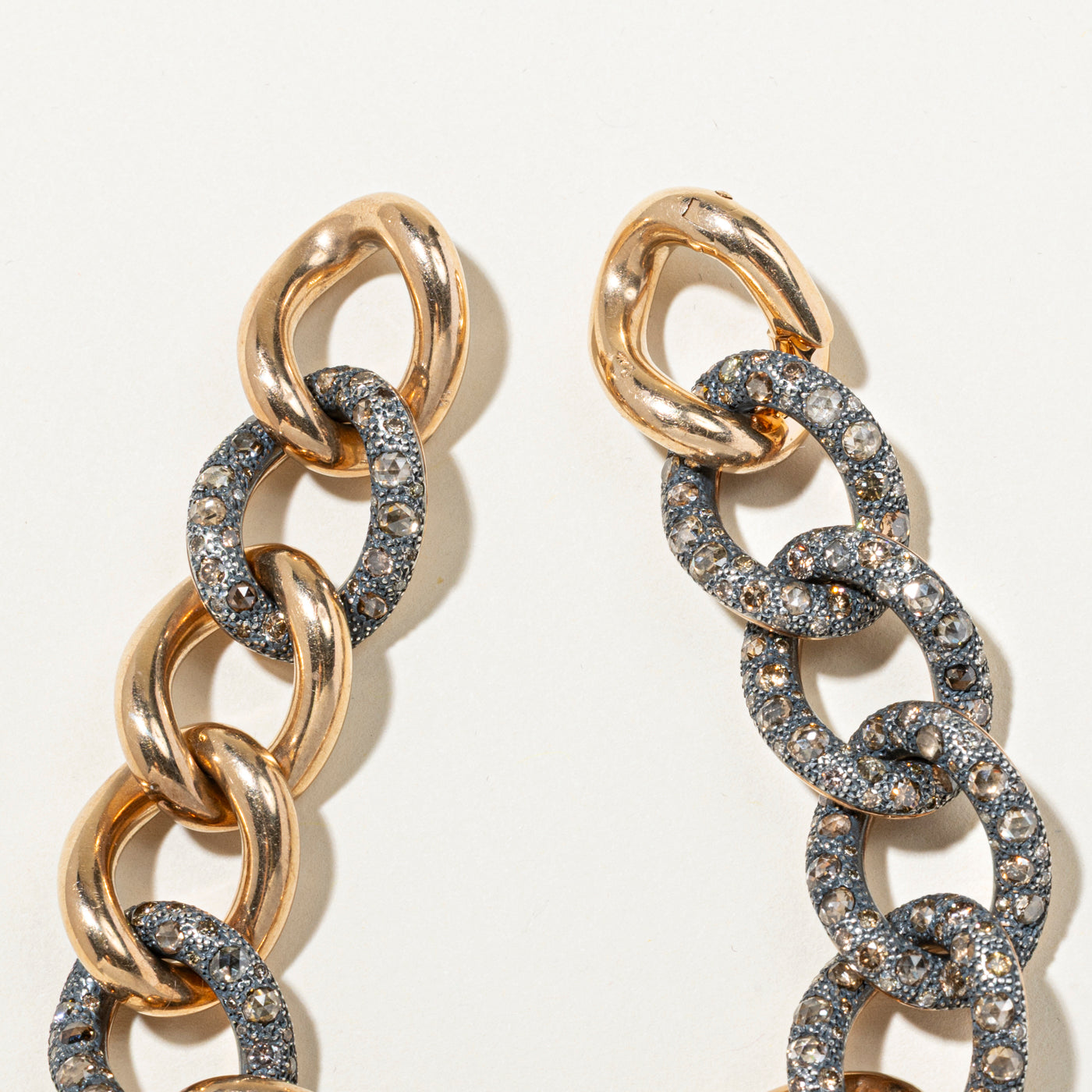 Diamond Curb Link Chunky Bracelet | 8.90ctw | 8"