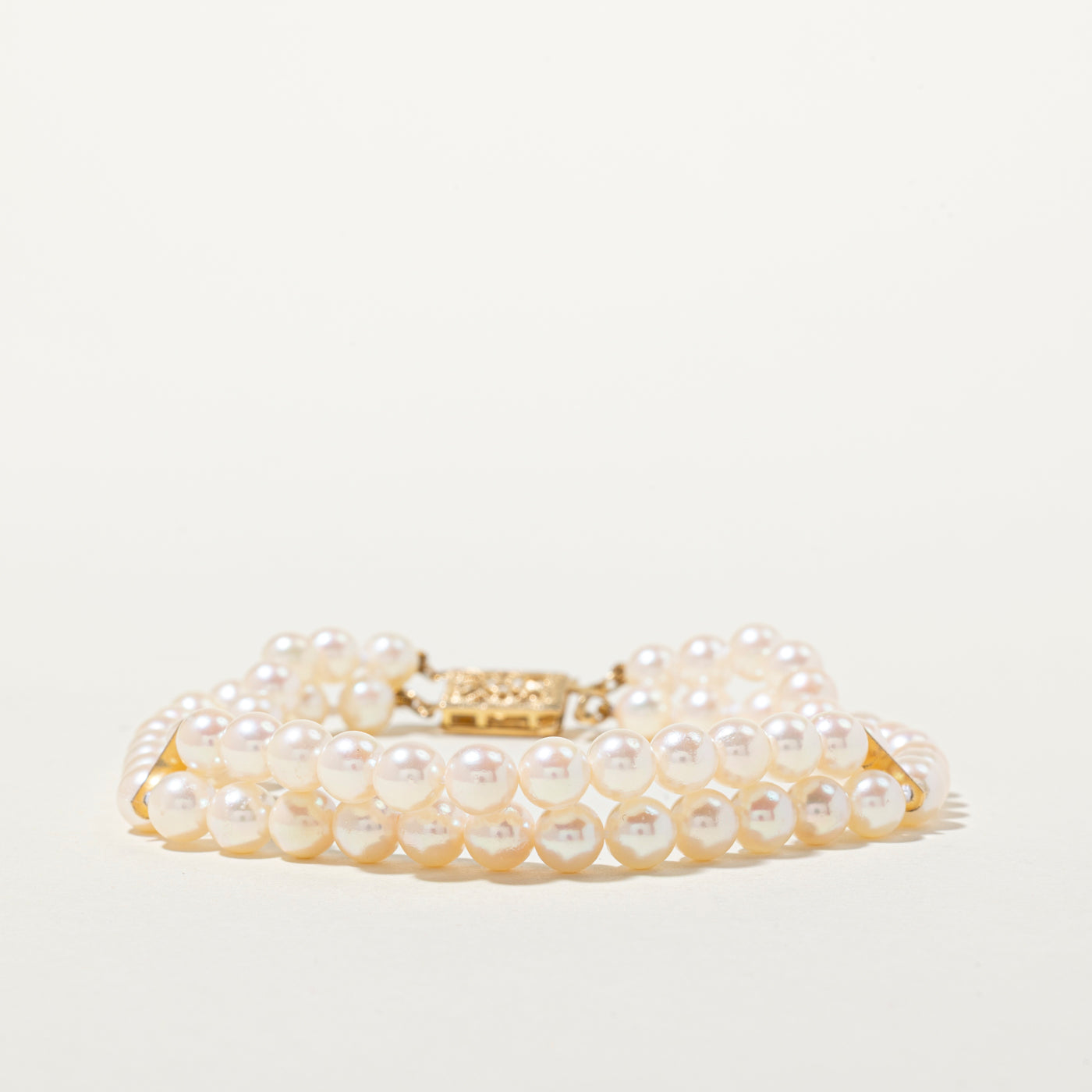 14k Cultured Pearl Strand Necklace, Bracelet & Earrings Set | 22.5" | 7.5"