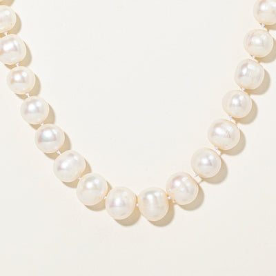 Sterling Silver Pearl Strand Necklace | 17
