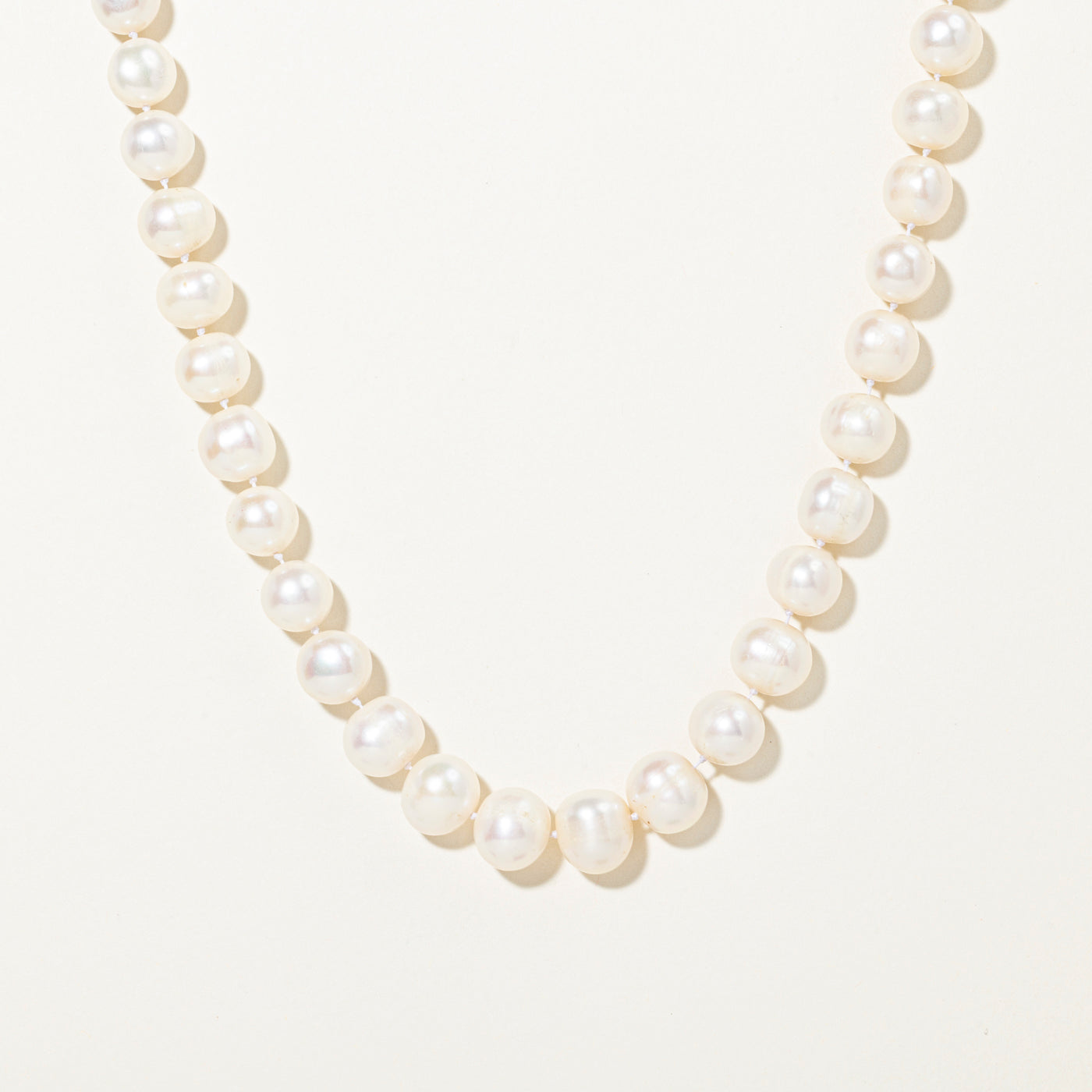 Sterling Silver Pearl Strand Necklace | 17"