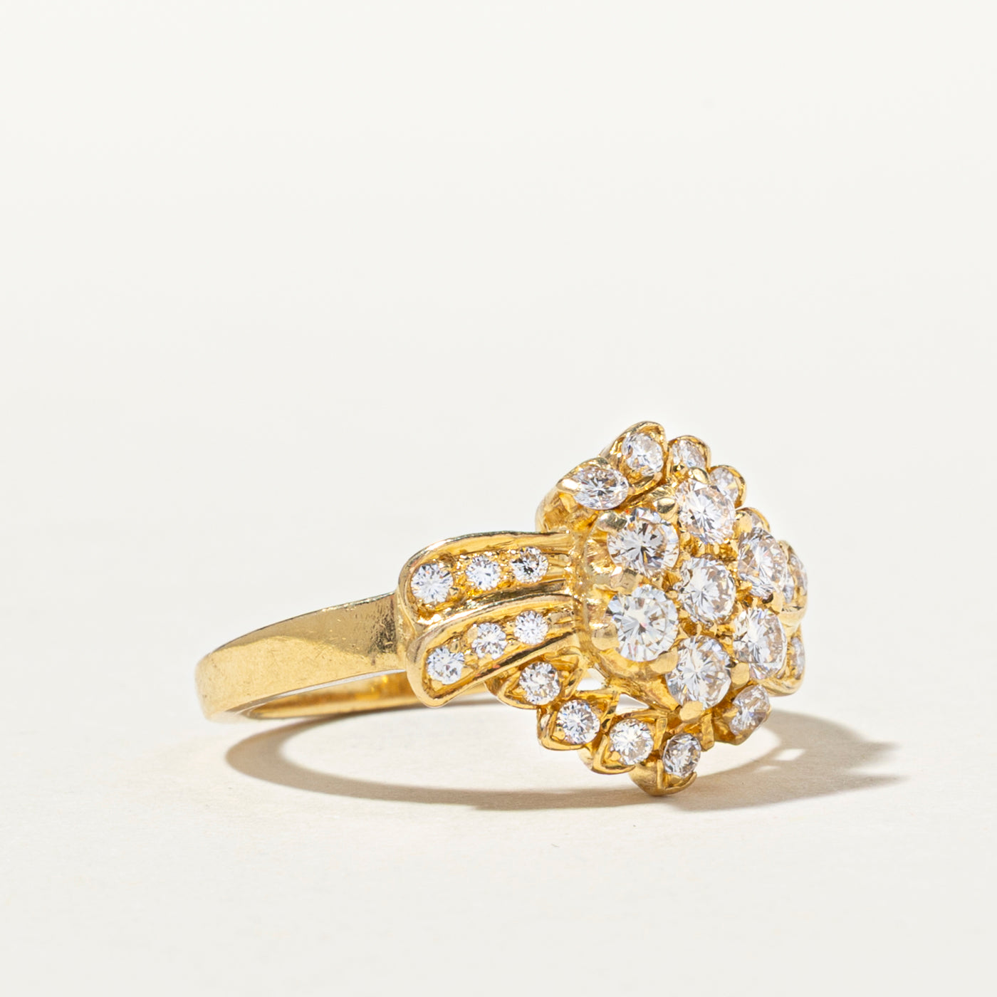 Diamond Cluster Ring | 0.83ctw | SZ 6.75