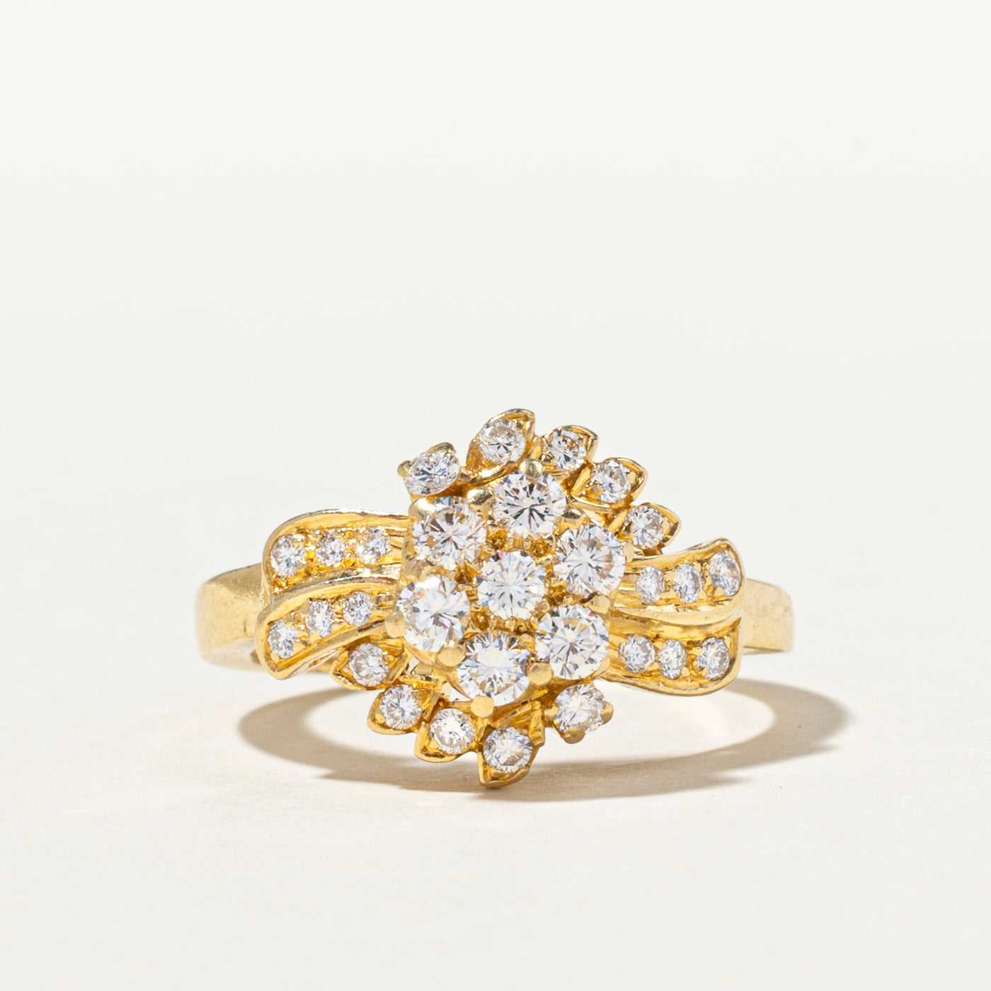 Diamond Cluster Ring | 0.83ctw | SZ 6.75
