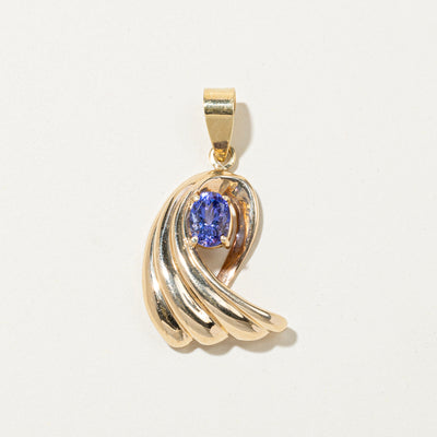 Tanzanite Wave Design Pendant | 1.31ct