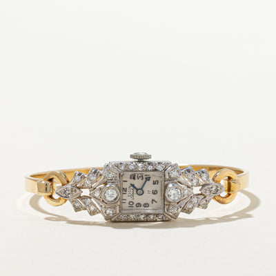 'Elgin' Diamond Face Watch | 0.80ctw | 6.75