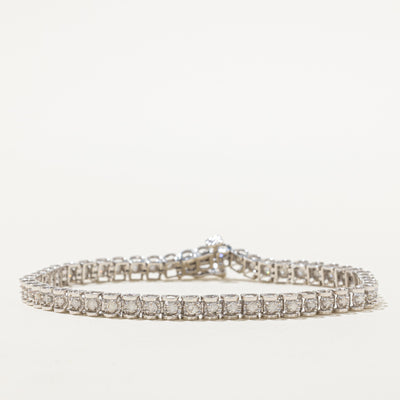 Illusion Set Diamond Tennis Bracelet | 1.75ctw | 8