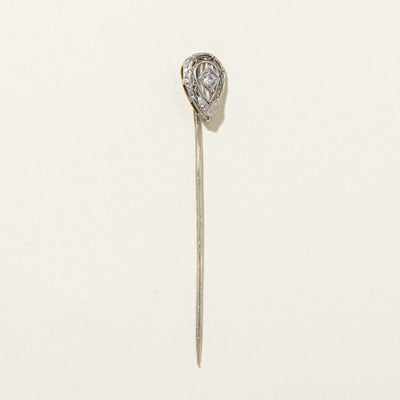 Antique Old European Cut Diamond Pin | 0.07ct