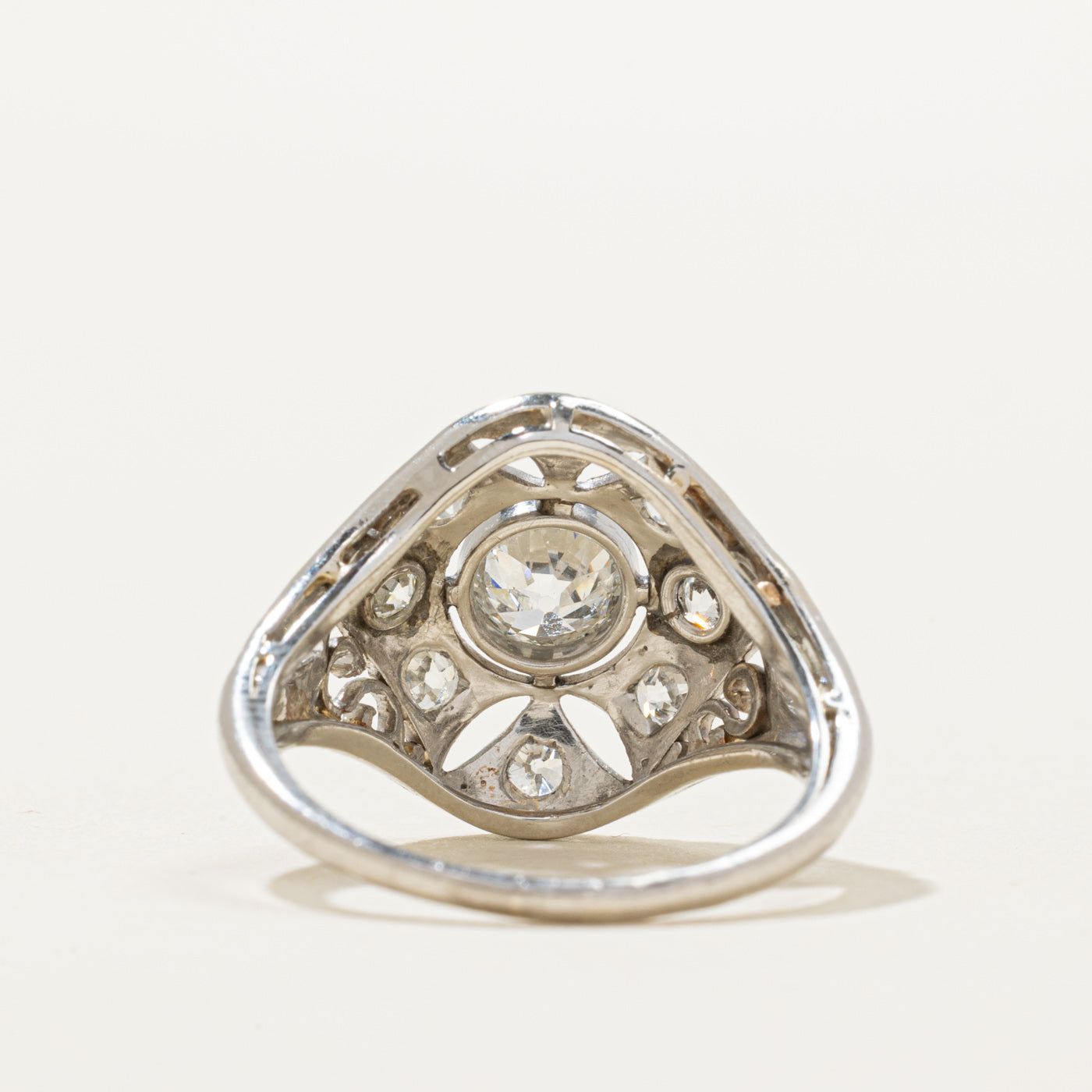 Antique Old European Diamond Engagement Ring | 1.29ctw | SZ 7