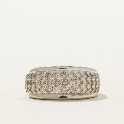 Multi Row Diamond Ring | 1.00ctw | SZ 8