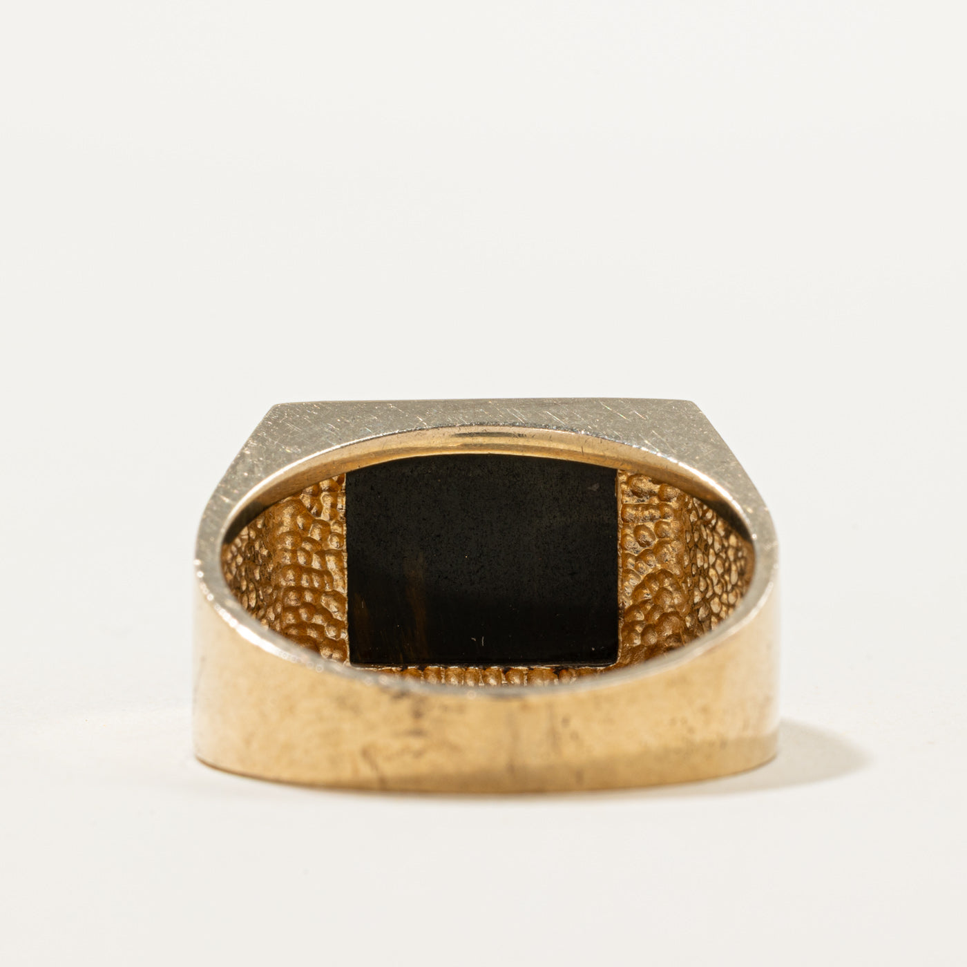 Tigers Eye Quartz Inlay Cocktail Ring | 3.50ct | SZ 11