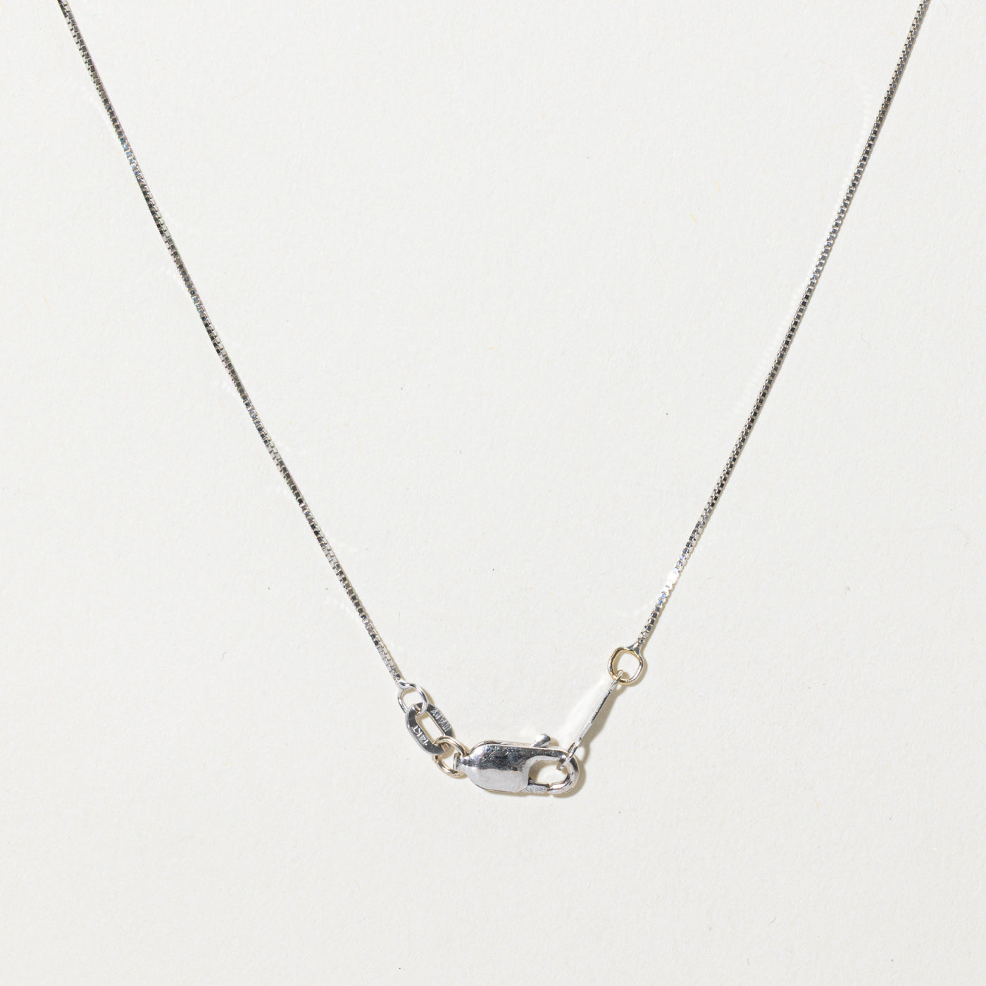 Princess Cut Diamond Drop Pendant Necklace | 0.43ct | 18"