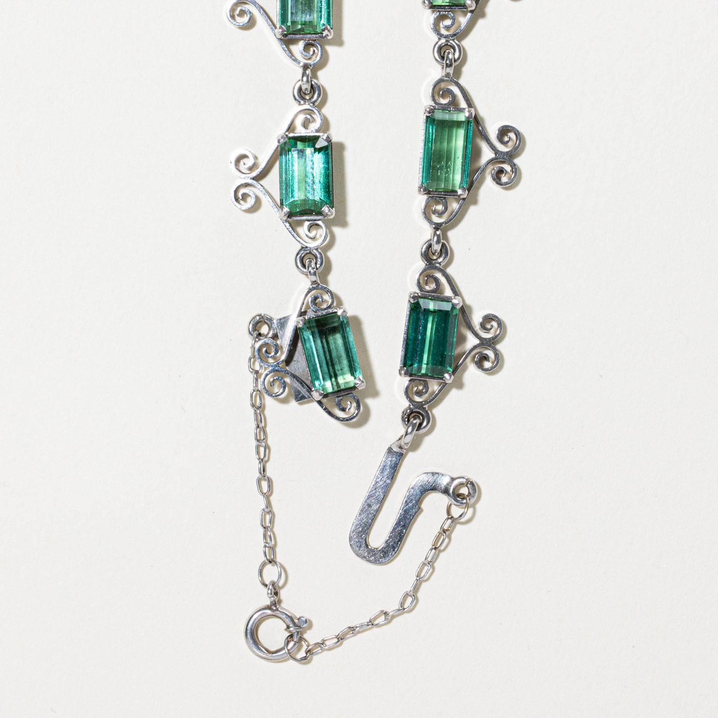 Collier ras-de-cou orné de tourmaline Eternity | 36,00 ct | 38 cm