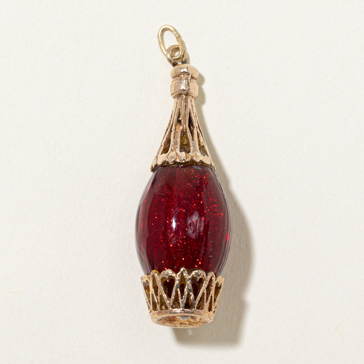 9k Yellow Gold & Resin Charm