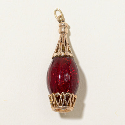 9k Yellow Gold & Resin Charm