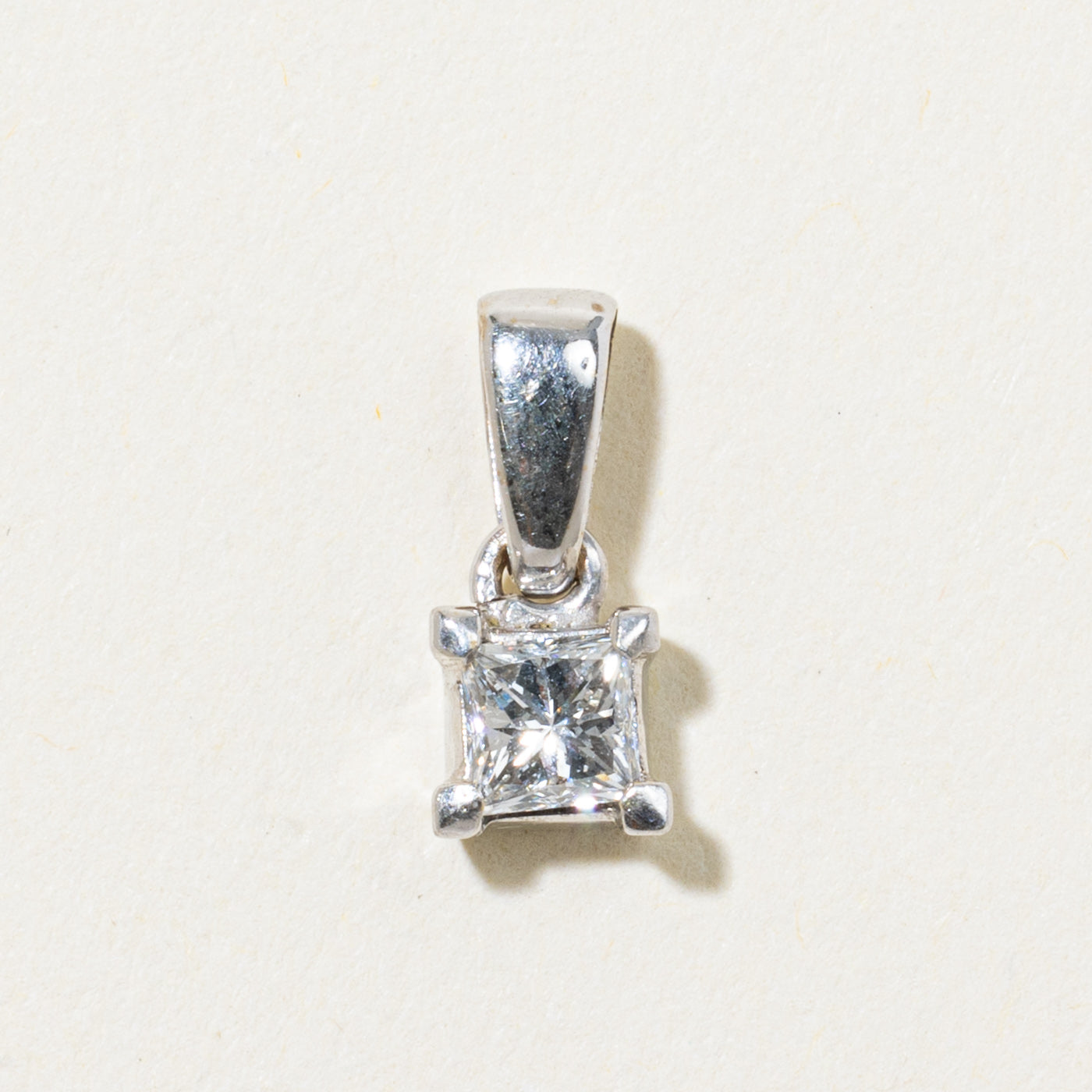 Princess Cut Diamond Pendant | 0.35ct