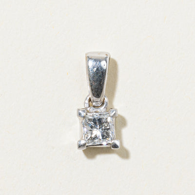 Princess Cut Diamond Pendant | 0.35ct