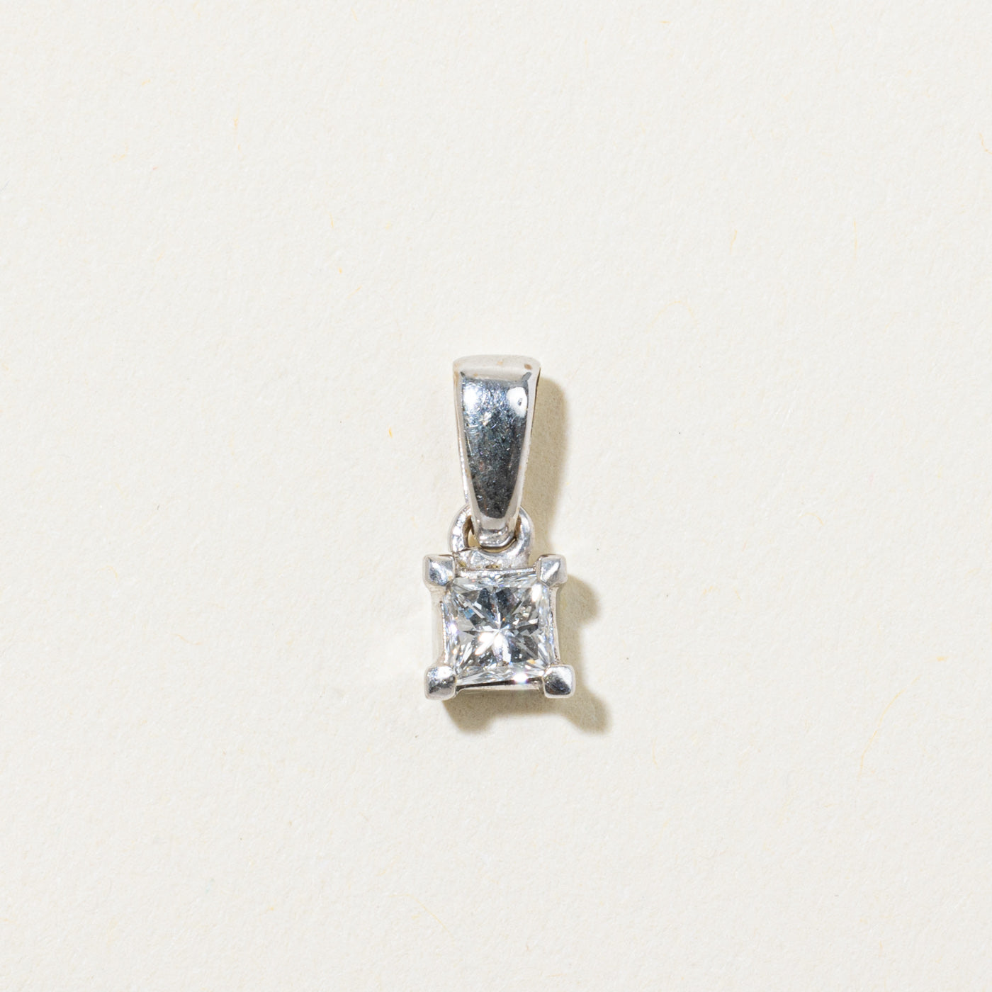 Princess Cut Diamond Pendant | 0.35ct