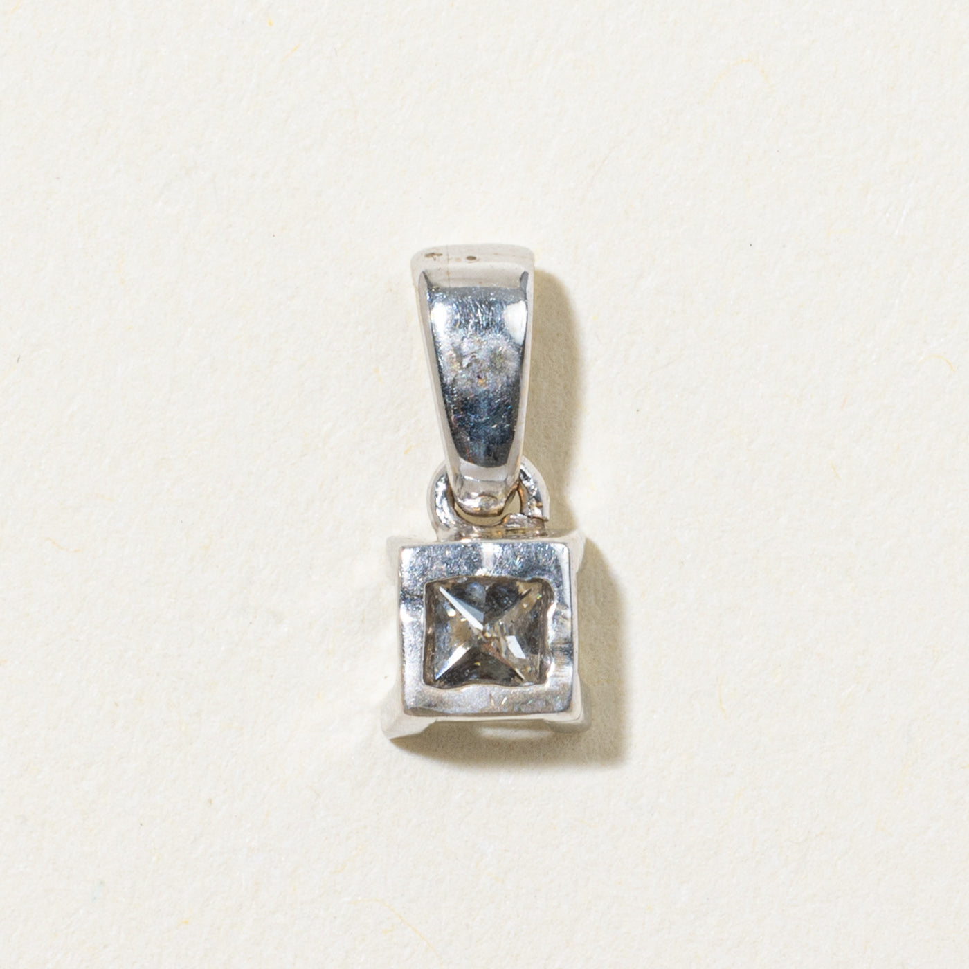 Princess Cut Diamond Pendant | 0.35ct
