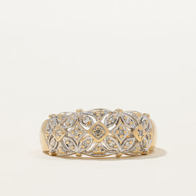 Diamond Openwork Ring | 0.07ctw | SZ 9