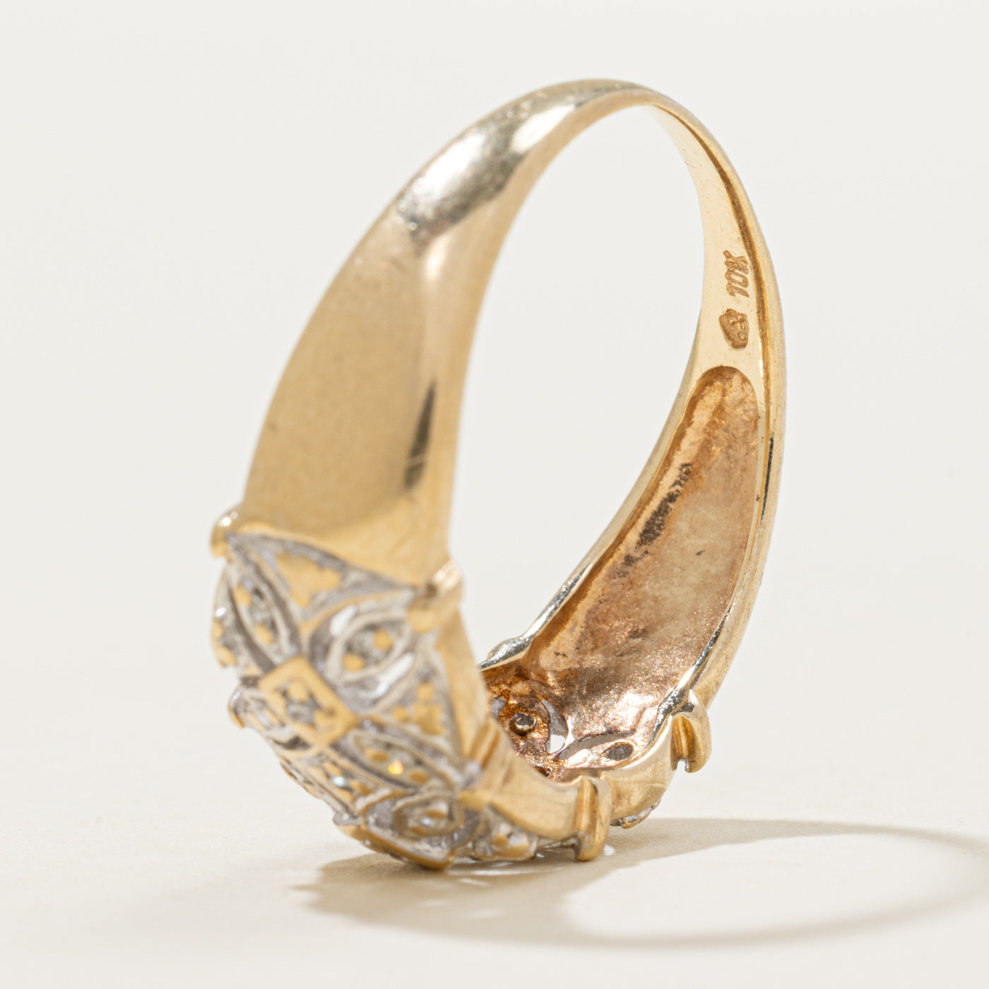 Diamond Openwork Ring | 0.07ctw | SZ 9
