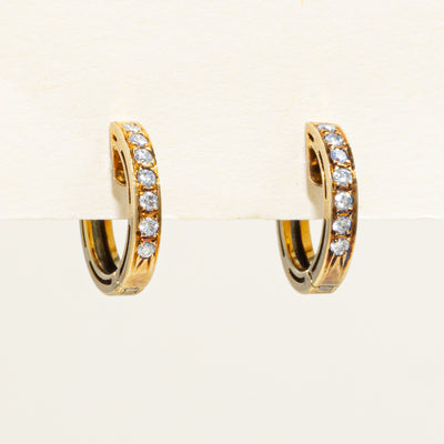 Diamond Huggie Earrings | 0.30ctw