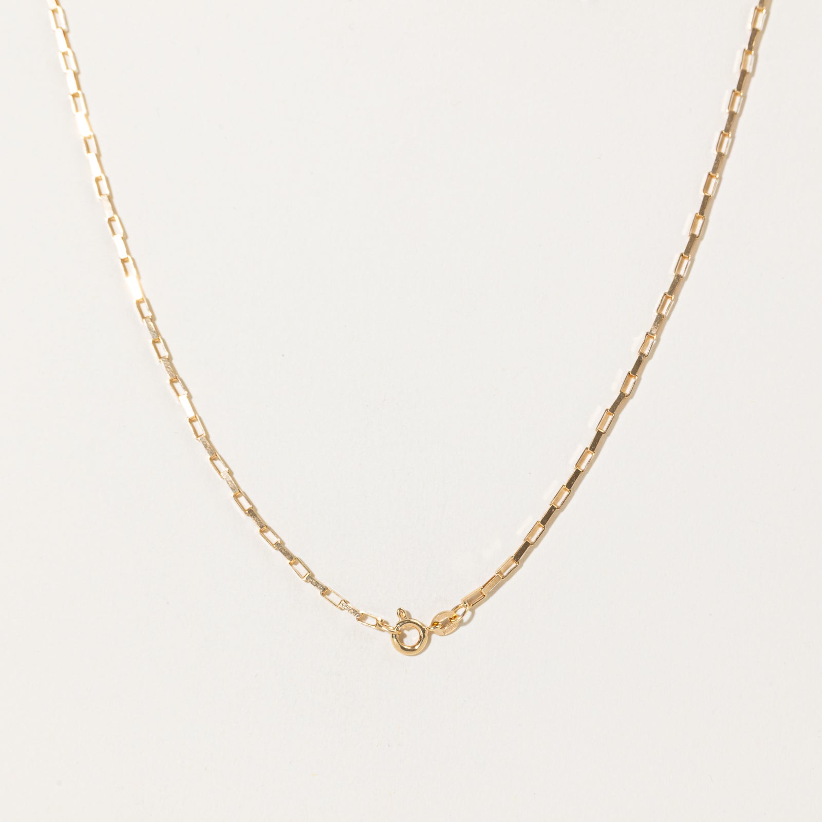 10k Yellow Gold Cable Link Chain | 15.75"