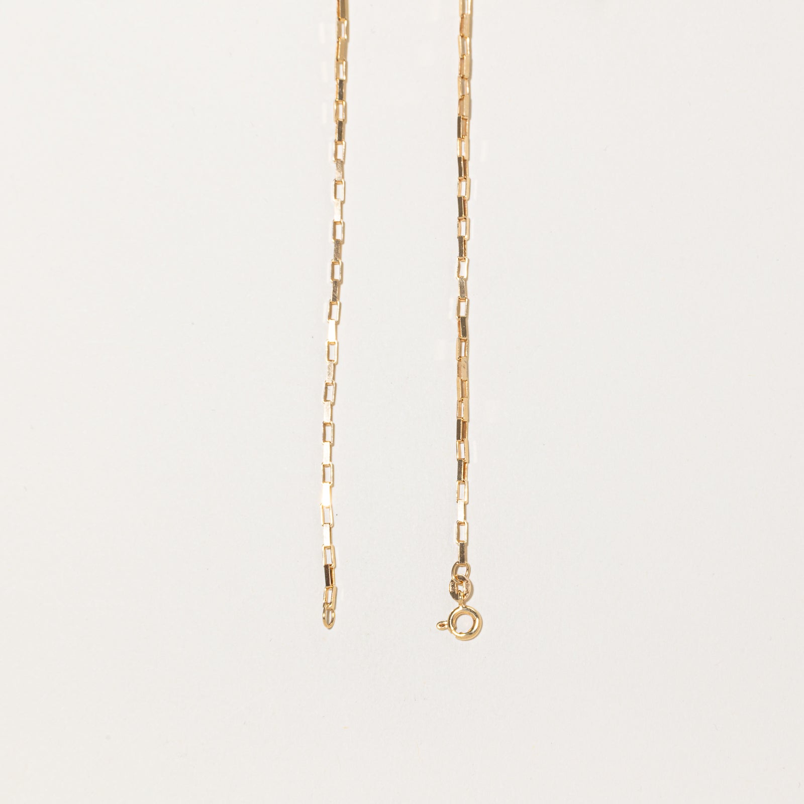 10k Yellow Gold Cable Link Chain | 15.75"