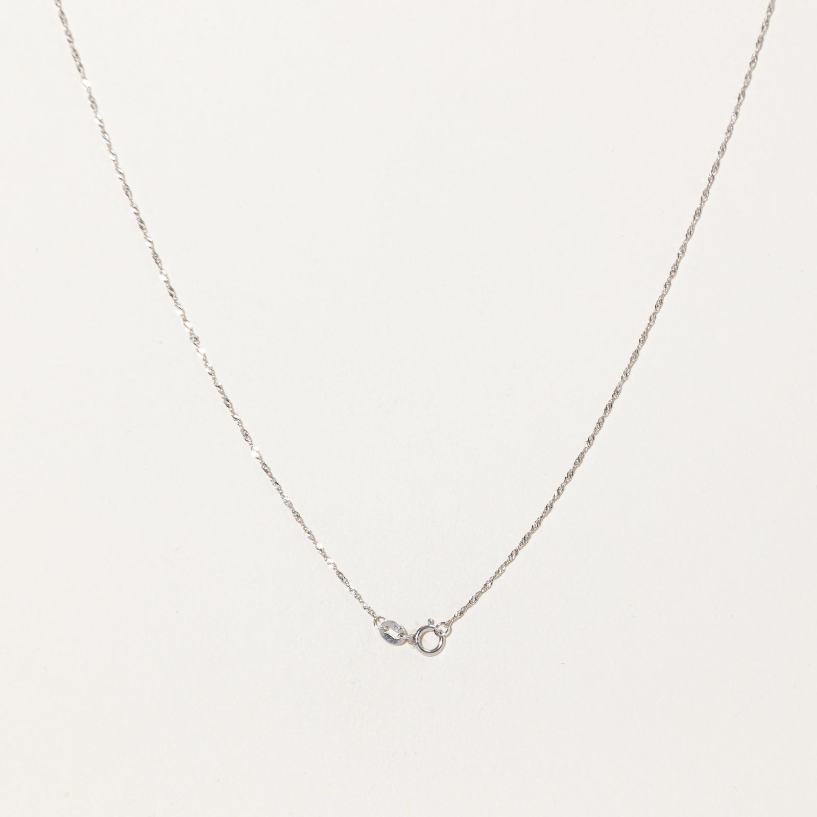 Solitaire Diamond Pendant & Necklace | 0.16ct | 17.5"