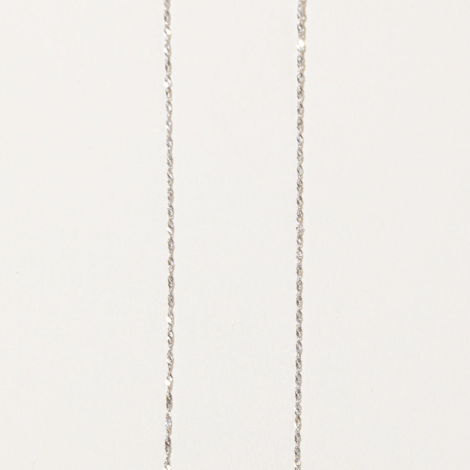 Solitaire Diamond Pendant & Necklace | 0.16ct | 17.5"