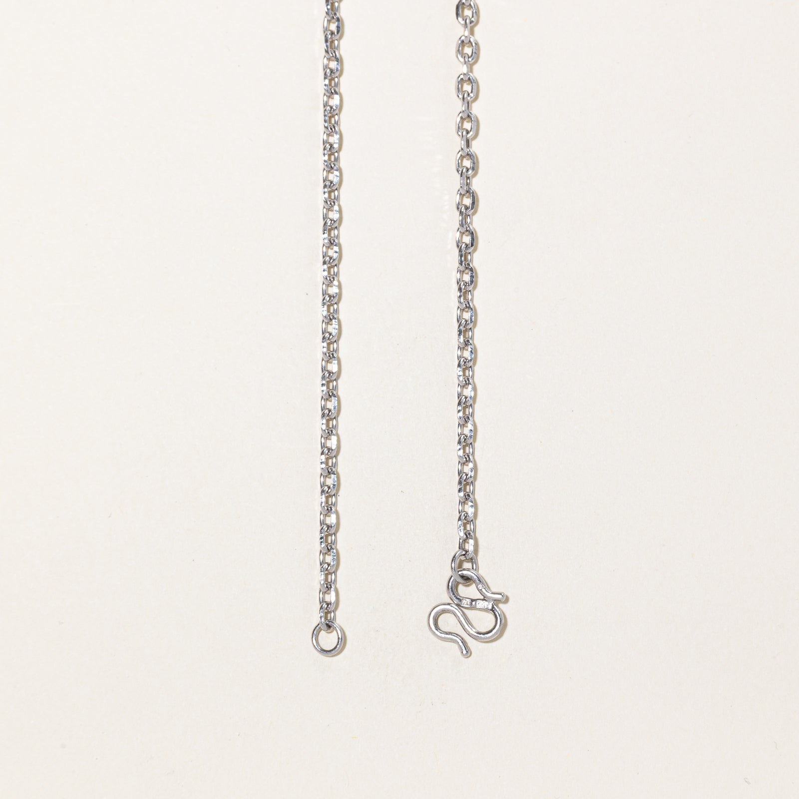 Platinum Cable Link Chain | 23.5"