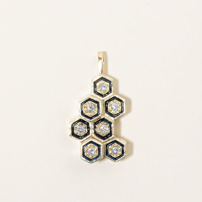 Diamond Honeycomb Charm | 0.23ctw