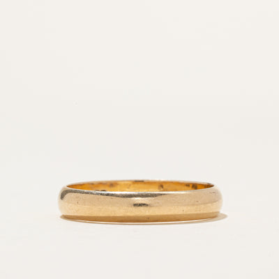 14k Yellow Gold Band | 4.20mm | SZ 11