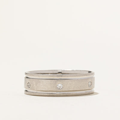 Flush Set Diamond Band | 0.08ctw | SZ 10.25