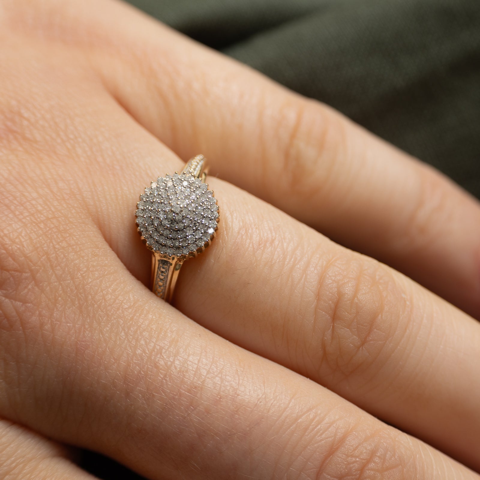 Diamond Round Cluster Ring | 0.09ctw | SZ 5.75