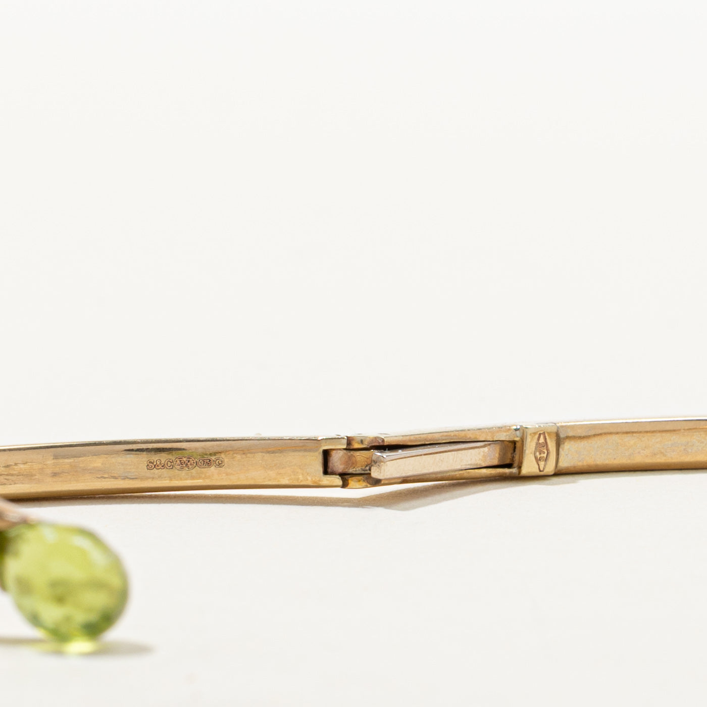 Birmingham Briolette Peridot Bypass Bracelet | 3.20ctw | 6"