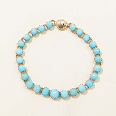 Turquoise Gemstone Bracelet | 6.70ctw | 7