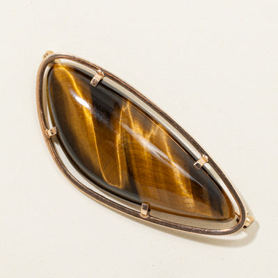 Large Tiger's Eye Brooch | 52.00ct
