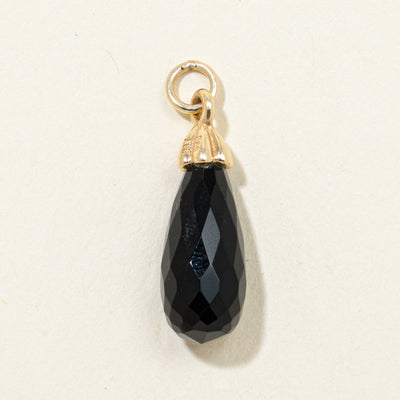 Briolette Cut Onyx Charm | 6.50ct