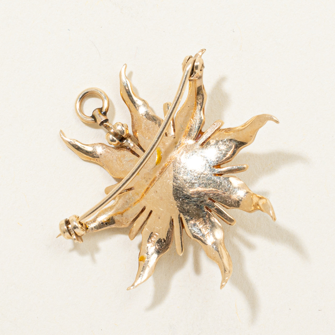 Edwardian Pearl Sunburst Convertible Pendant & Brooch