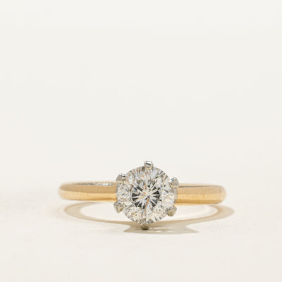 Solitaire Six Prong Diamond Engagement Ring | 0.85ct | SZ 6
