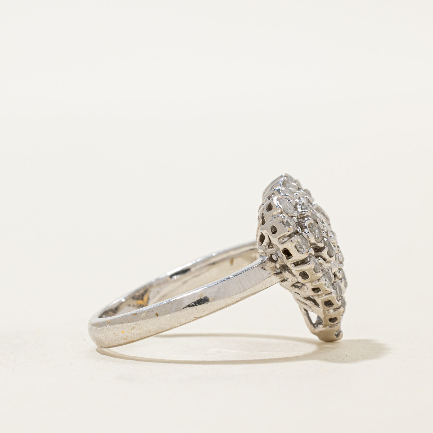 Diamond Heart Cluster Ring | 0.50ctw | SZ 6