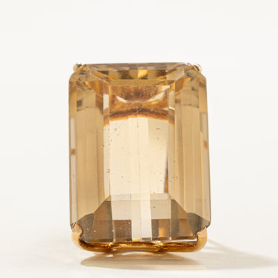 Large Smoky Quartz Cocktail Ring | 72.00ct | SZ 5.5