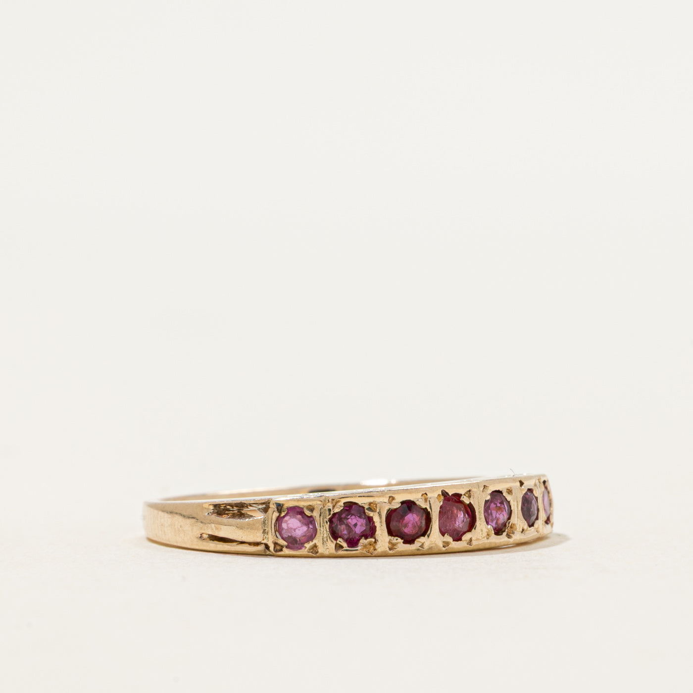 Semi Eternity Ruby Band | 0.35ctw | SZ 6.25