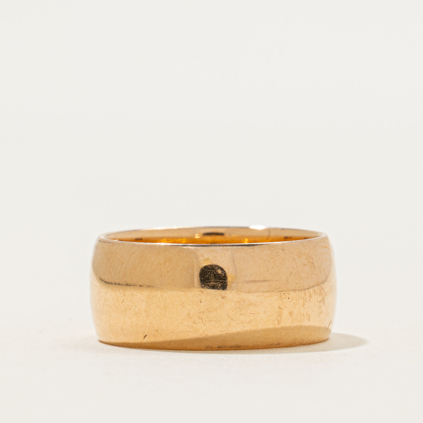 18k Yellow Gold Cigar Band | 8.00mm | SZ 6