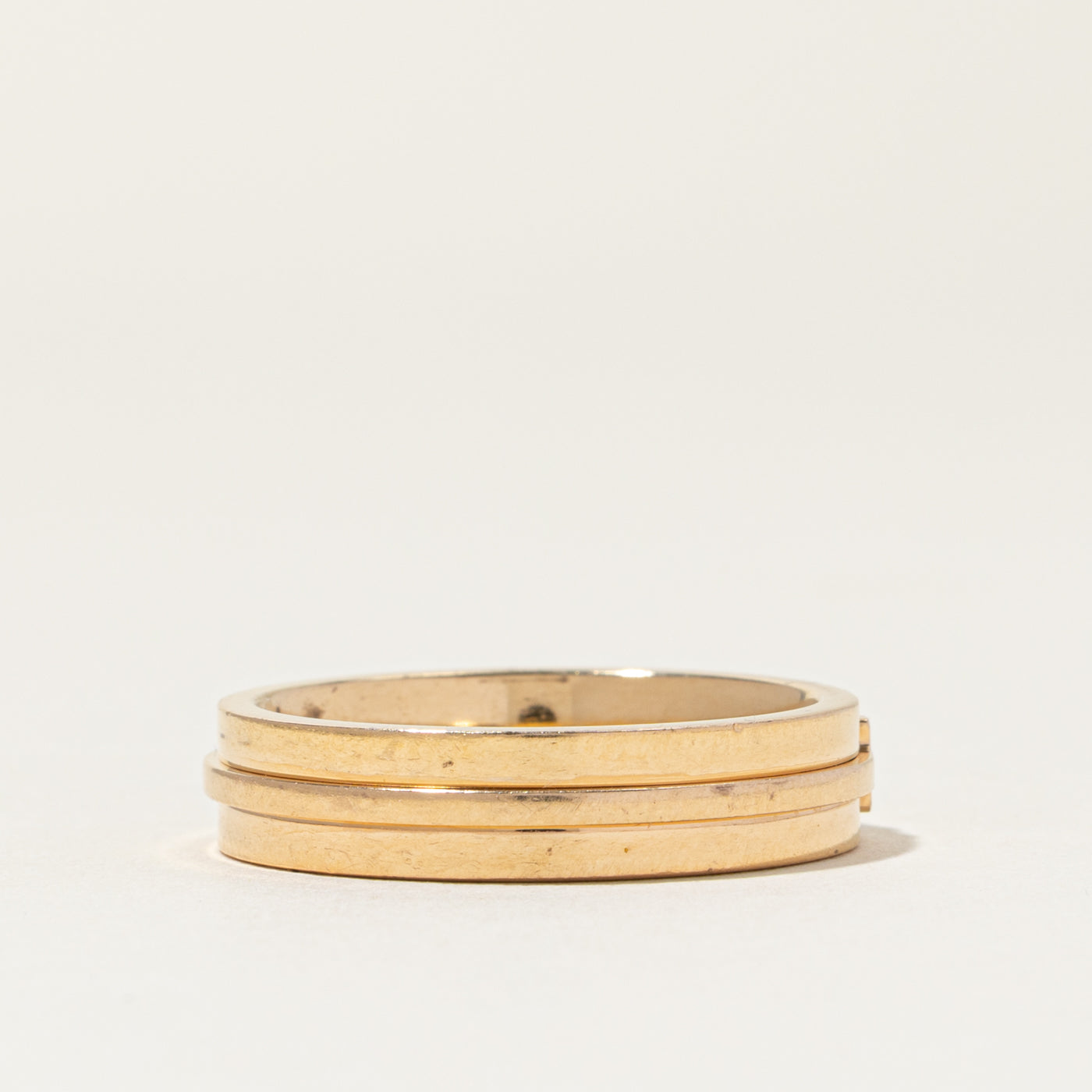 Bague large Tiffany T de Tiffany & Co en or jaune | 5,5 mm | Taille 10,5