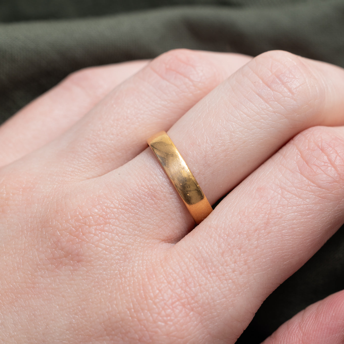 1971 Birmingham 22k Yellow Gold Band | 4.05mm | SZ 7.0